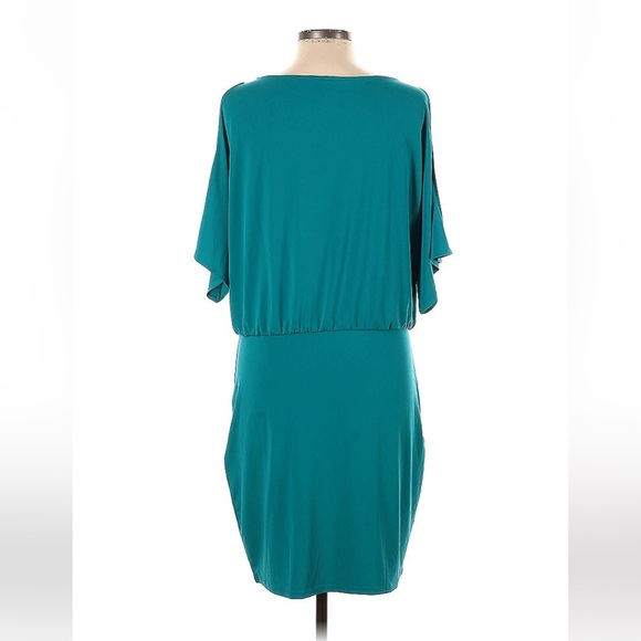 Mods international (Victoria’s Secret) Blouson dress Size Small color: teal - Picture 2 of 4